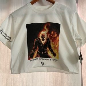 Darc Sport x Marvel Ghost Rider Crop Top